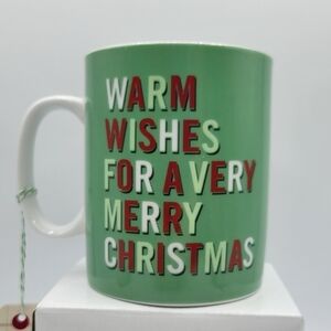 Fringe Warm Wishes for a Very Merry Christmas Ceramic Mug